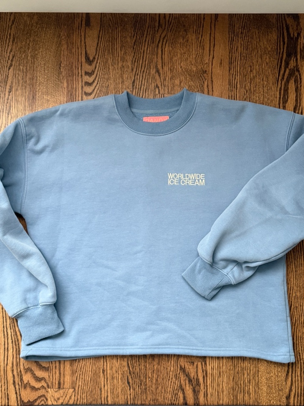Worldwide Ice Cream Women's Crewneck Sweatshirt - Dusty Blue